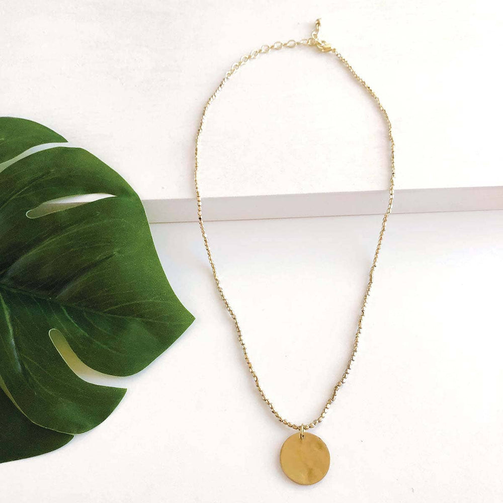 
            
                Load image into Gallery viewer, The Gold Medallion Necklace
            
        