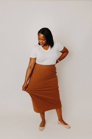 
            
                Load image into Gallery viewer, Nutmeg Pencil Skirt
            
        