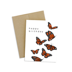 Flying Butterflies Birthday Card